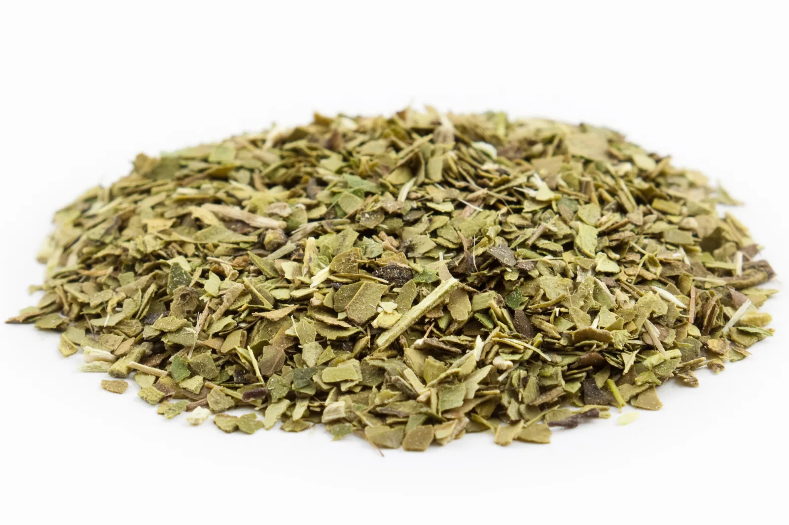 Grüner Mate (auch Yerba Mate) geschnitten